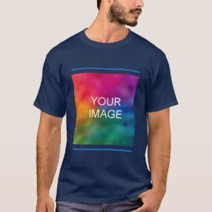 Camiseta Substitua a sua imagem do logotipo da empresa Text