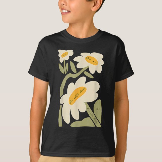 Camiseta Subtle Flower Kamala Harris Boho Floral (Frente)
