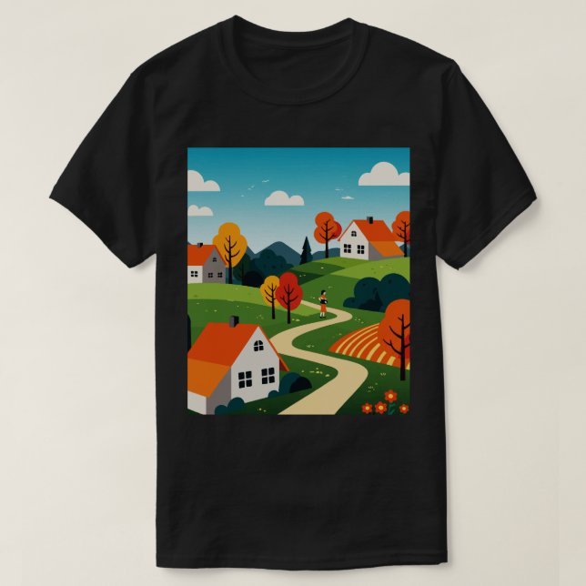 Camiseta Suburban neighborhood  (Frente do Design)