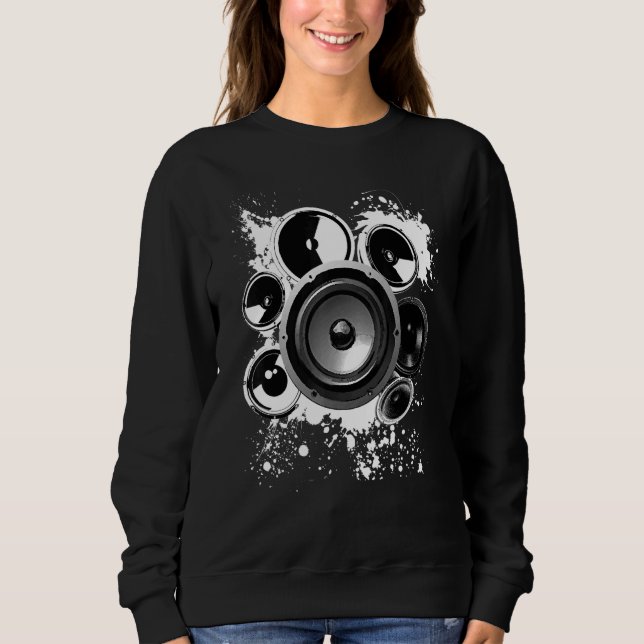 Camiseta Subwo de frequência de som dos Eletrônicos de cons (Frente)