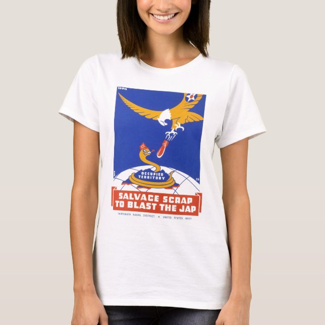Camiseta Sucata do salvamento (Frente)