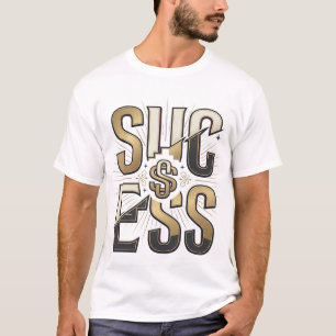 Camiseta Sucesso Ascensão Prosperar Alcançar Metas Vitória 
