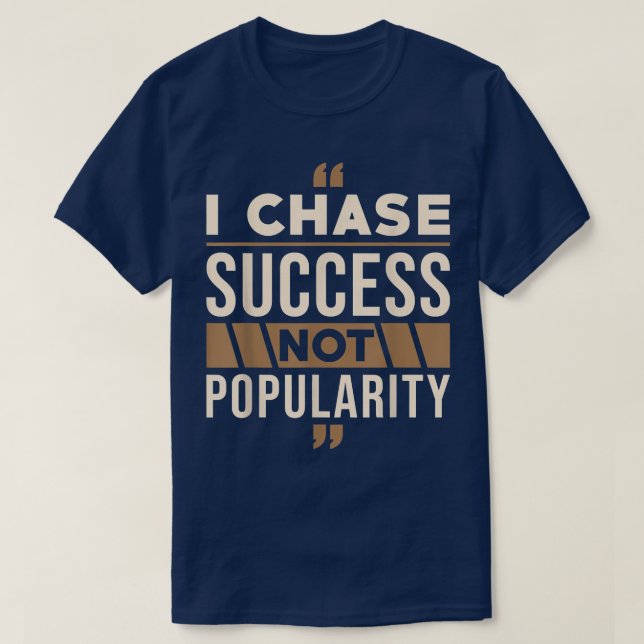 Camiseta Sucesso de Cotação de Motivação Eu busco Sucesso n (Frente do Design)