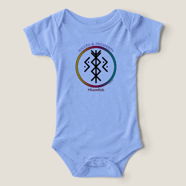 Camiseta Sucesso e Prosperidade Bindrunk Bebê Bodycase (Design frontal)
