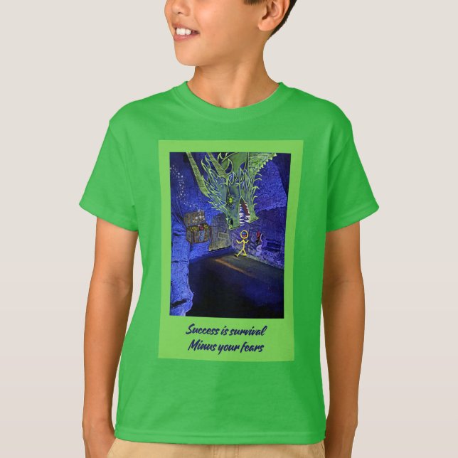 Camiseta Sucesso é sobrevivência, menos seus medos. (Frente)