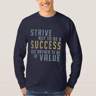 Camiseta Sucesso e valor Vestuário motivacional