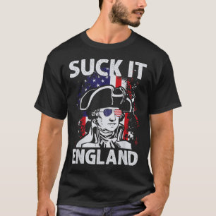 Camiseta Suck It England Engraçado 4 De Julho Dia Memorial