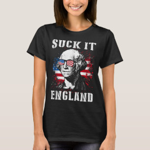 Camiseta Suck It England Engraçado 4 De Julho Dia Memorial