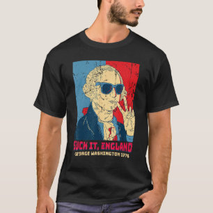 Camiseta Suck It England George Washington 1776 4º De Ju