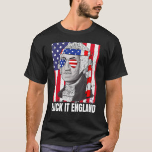 Camiseta Suck It England George Washington American Flag 4t