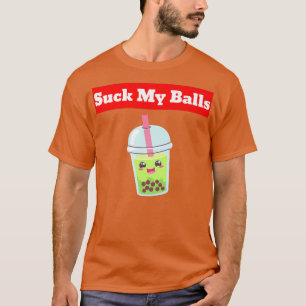 Camiseta Suck My Balls Boba Tea Bubble Anime Kawaii 1632