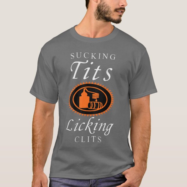 Camiseta Suckingits Licking Clitss Funny Adult Joke Saying  (Frente)