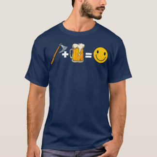 Camiseta Suco Clássico de Presente de Cerveja Ax Jogando