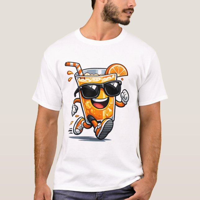 Camiseta Suco de Laranja Correndo (Frente)