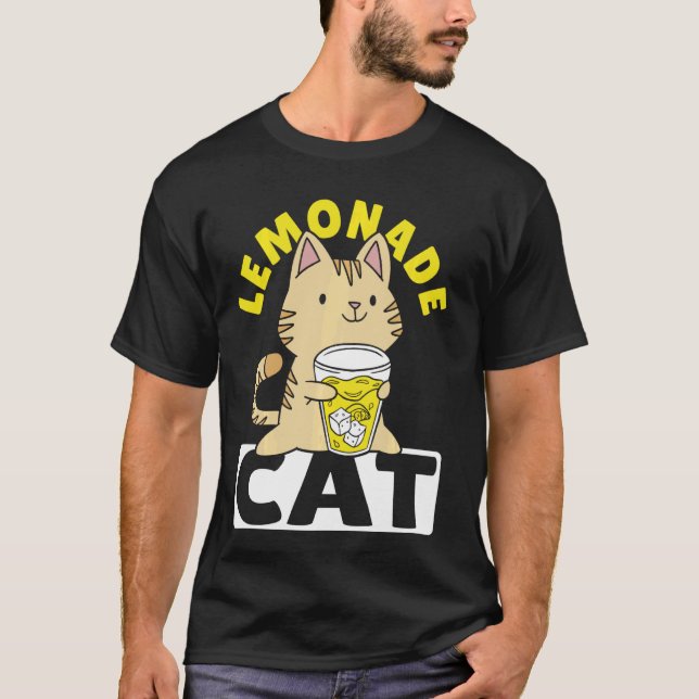 Camiseta Suco de limão de crianças fofas Stand de limonada  (Frente)