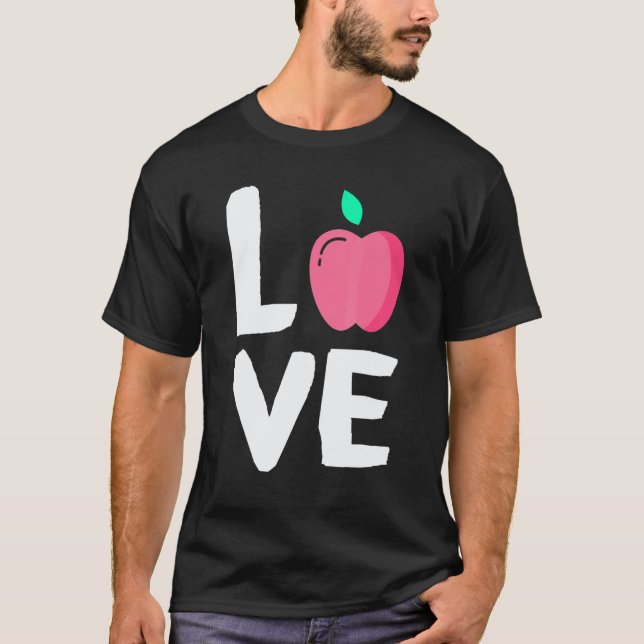 Camiseta Suco de Maçã Vegano de Verão Fruta Maçã (Frente)