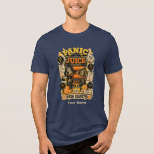 Camiseta Suco do Pânico Espremido Fresco Planilha Divertida