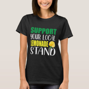 Camiseta Suco local de limonada fica doce e doce