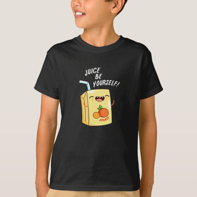 Camiseta Suco Seja Seu Engraçado Sumo Laranja Arroado Dardo (Frente)
