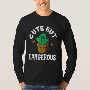 Camiseta Suculente de Cactus Cuta, Mas Perigoso