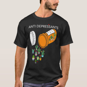 Camiseta Suculente de Cactus Vegetal Antidepressivo