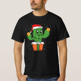Camiseta Suculento de Natal em Cactus