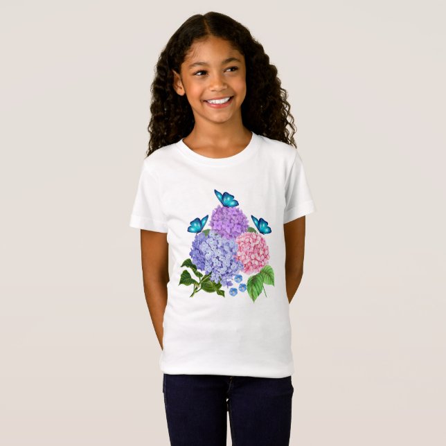 CAMISETA SUCURSAL DE HIDRANGÉAS COM MANTEIGA (Frente Completa)
