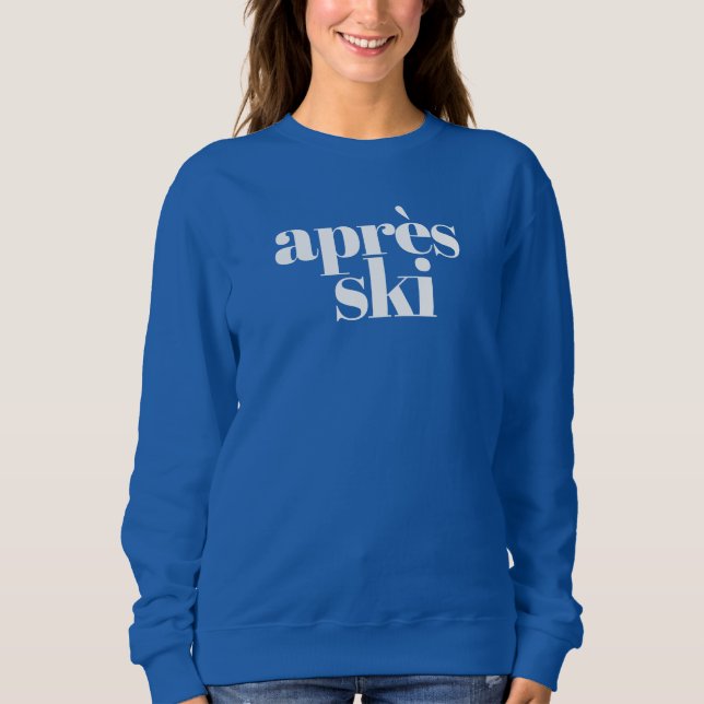 Camiseta Sudadera Après-Ski Winter Sports (Frente)