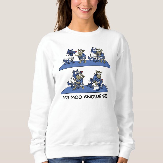 Camiseta sudadera blanca bjj (Frente)