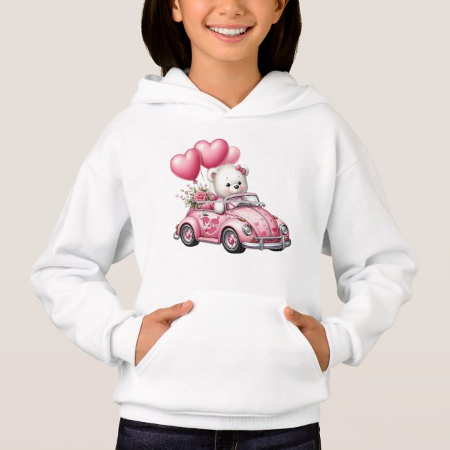 Camiseta Sudadera para niña coquette (Frente)