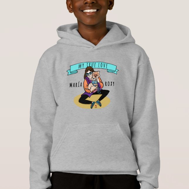 Camiseta Sudadera personalizada para María y Roxy (Frente)