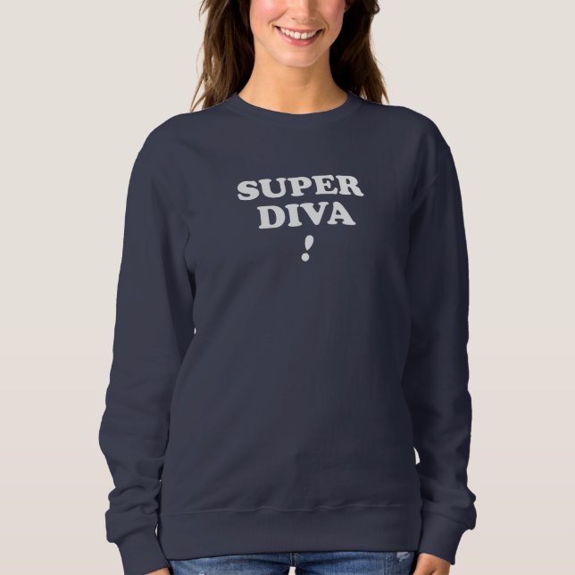 Camiseta Sudadera Super Diva RBG (Frente)