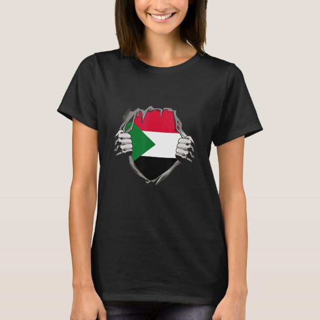 Camiseta Sudan Flag (Frente)