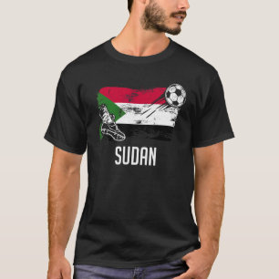 Camiseta Sudan Flag Jersey Sudan Sudcer Team Sudanês Sudan
