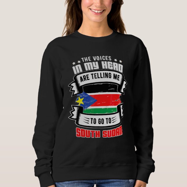Camiseta Sudão do Sul Na Minha Cabeça (Frente)