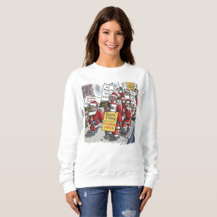 Camiseta Sudário de Santa mulheres camisola branca