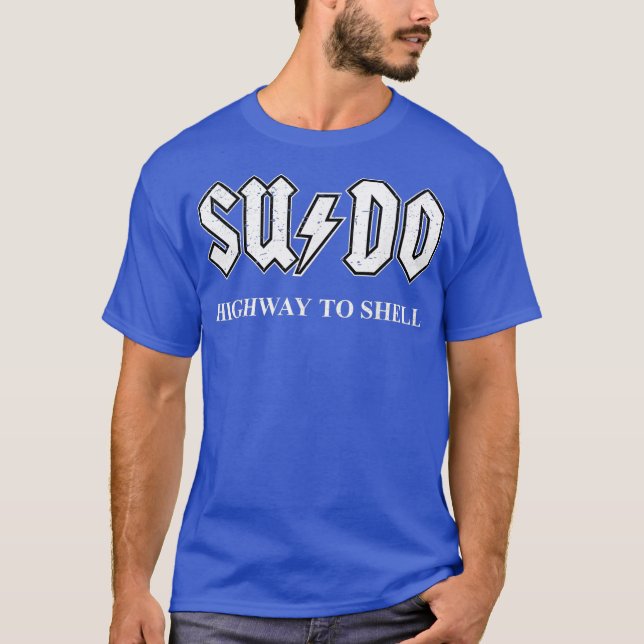 Camiseta Sudo Highway para Shell Programmer Linu (Frente)