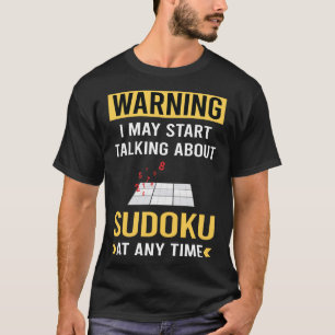 Camiseta Sudoku de Alerta Divertido