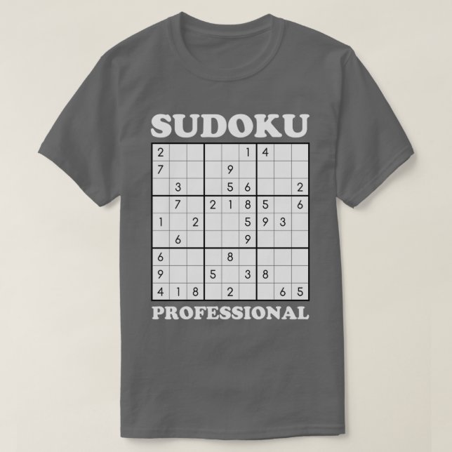 Camiseta Sudoku Professional (Frente do Design)