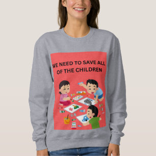 Camiseta Sudorese Feminino Precisamos Salvar Todas as Crian
