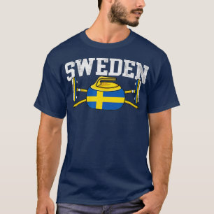Camiseta Suecia Curling Broling Winter ice Sports Swedish F