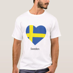 Camiseta Suecia de amor