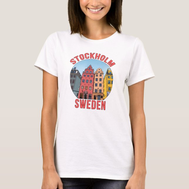 Camiseta Suecia de Estocolmo (Frente)