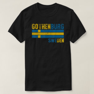 Camiseta Suecia de Gotemburgo Bandeira Mulheres Suecas Cria