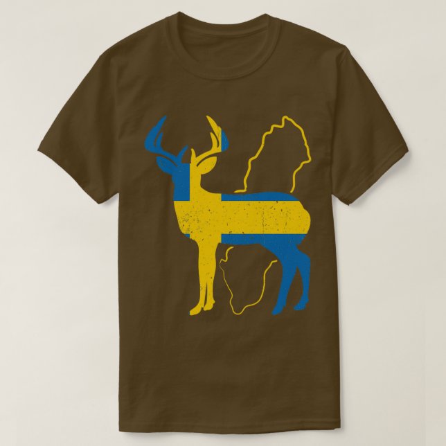 Camiseta Suecia dot Estocolmo Malmo Fika 4 sueco (Frente do Design)
