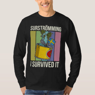 Camiseta Suécia especialidade de peixe sueco Surstromming p