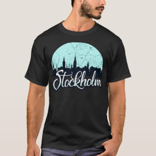 Camiseta Suecia Estocolmo Skyline 5