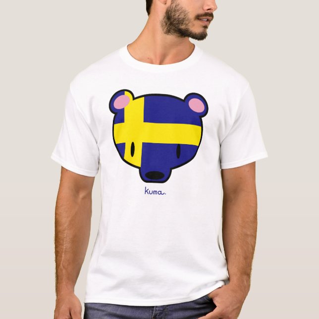 Camiseta Suecia kuma-chan (Frente)
