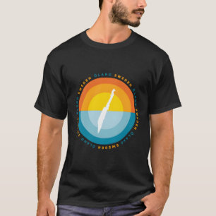 Camiseta Suecia Solar Gráfico