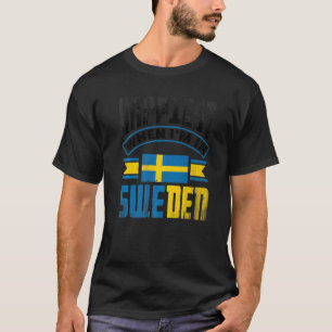 Camiseta Suecia Sueca Bandeira De Suecia Mais Acontece Quan